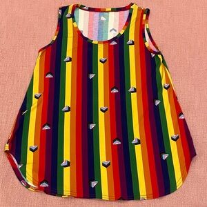 Bamboo fair trade wm’s Multicolor Striped Tank Top